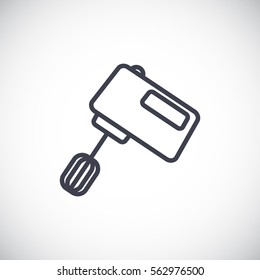  Kitchen mixer icon Flat.