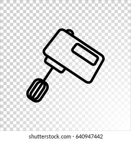  Kitchen mixer icon Flat.