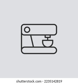 Kitchen mixer icon sign vector,Symbol, logo illustration for web and mobile