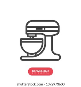 kitchen mixer icon - Vector