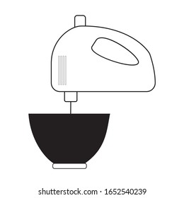 kitchen mixer icon vector ilustrasion 