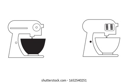 kitchen mixer icon vector ilustrasion 