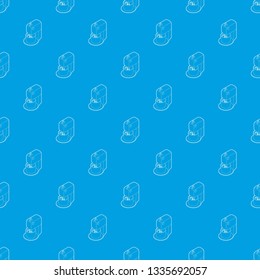 Kitchen mixer pattern vector seamless blue repeat for any use