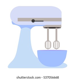 Kitchen mixer vector, illustration, icon.