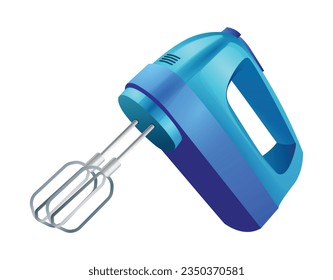 Kitchen mixer vector illustration isolated on white background