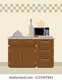 kitchen modern scene icons