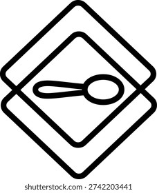 Kitchen Napkin Art vector Icon Design Illustration