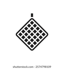 Kitchen Napkin Filled Icon Vector Illustration