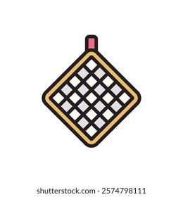 Kitchen Napkin Icon Vector Illustration