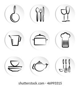 kitchen object icons