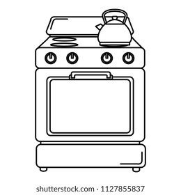 kitchen oven appliance icon