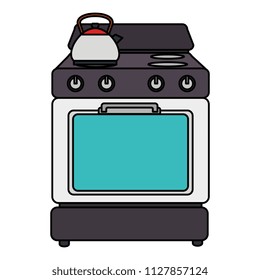 kitchen oven appliance icon