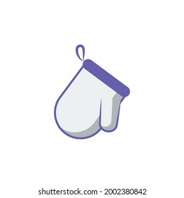 Kitchen Oven Gloves Filled Icon