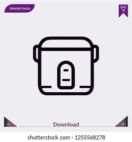 Kitchen Pack icon isolated on grey background.Premium symbol for website design, mobile application, logo, ui.Vector illustration. Eps10