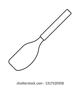 Kitchen paddle icon. isolated on white background