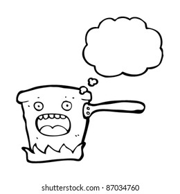 kitchen pan cartoon