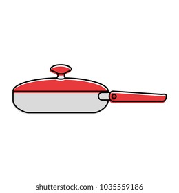 kitchen pan isolated icon