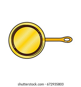 kitchen pan isolated icon