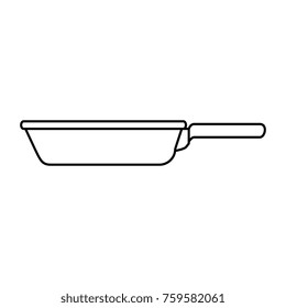 kitchen pan isolated icon