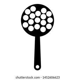 Kitchen Pan vectoriIcon on white background. Frying pan symbol illustration.
