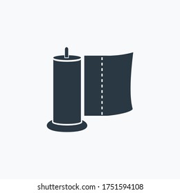 Kitchen paper icon isolated on clean background. Kitchen paper icon concept drawing icon in modern style. Vector illustration for your web mobile logo app UI design.