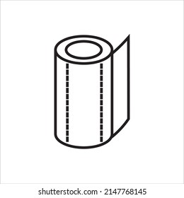 kitchen paper icon vector illustration symbol