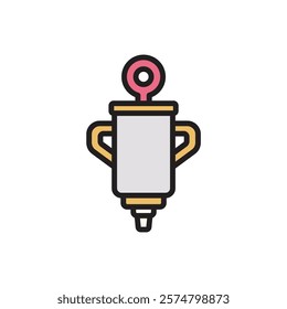 Kitchen Pastry Bag Icon Vector Illustration