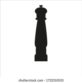 kitchen pepper mill. illustration for web and mobile design.