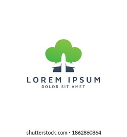 diseño del logotipo del espacio de la cocina y del plano negativo