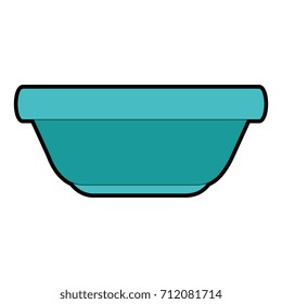 kitchen plastic bowl icon