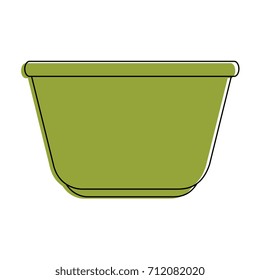 kitchen plastic bowl icon