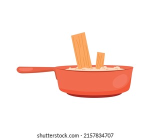 kitchen pot cooking isolated icon