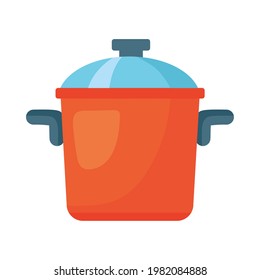 ícono de utensilios de cocina para cocinar en olla