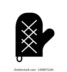 Kitchen Pot Glove Icon Vector