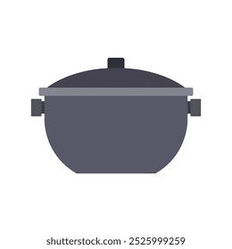 Kitchen pot illustrated in vector on background