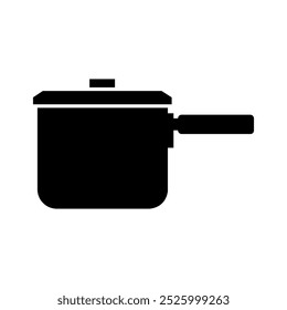Kitchen pot illustrated in vector on background