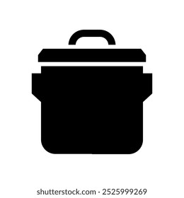 Maceta de cocina ilustrada en Vector sobre fondo
