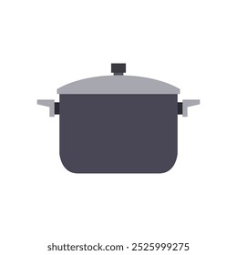 Kitchen pot illustrated in vector on background