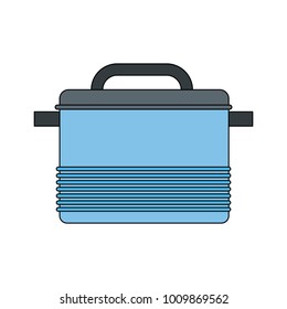 Kitchen pot isolated