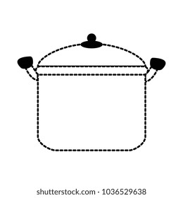 kitchen pot isolated icon