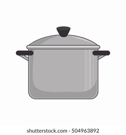 kitchen pot isolated icon