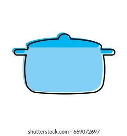 kitchen pot isolated icon
