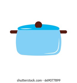 kitchen pot isolated icon