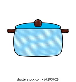 kitchen pot isolated icon