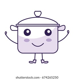 kitchen pot kawai character