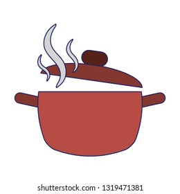 kitchen pot open wit aroma blue lines
