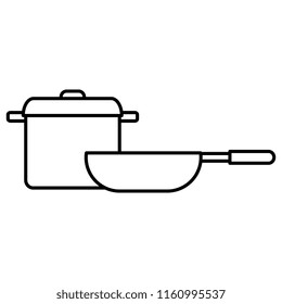 kitchen pot and pan utensils