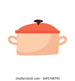 Küchenherd-Utensilienhandzeichnung Vektorillustration Design