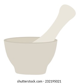 Kitchen pounder, pounder isolated, porcelain pounder, kitchenware