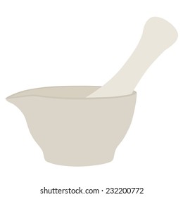 Kitchen pounder, pounder isolated, porcelain pounder, kitchenware